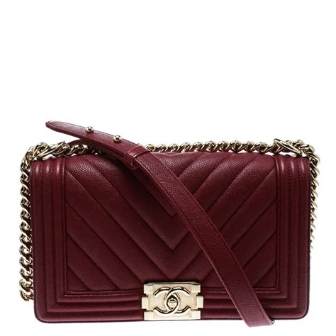 burgundy chanel le boy bag|25cm Chanel flap bag.